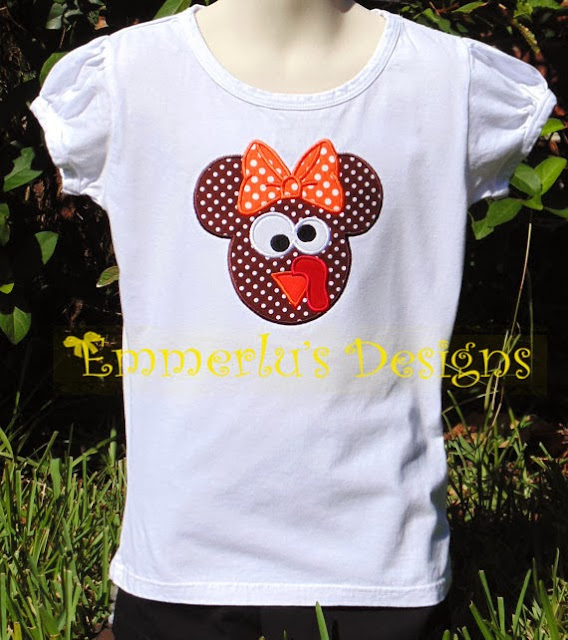 Mickey Mouse ears turkey shirt