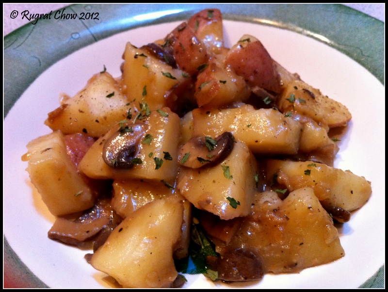 A Whole Food Life Red Potatoes in HH Brown Gravy