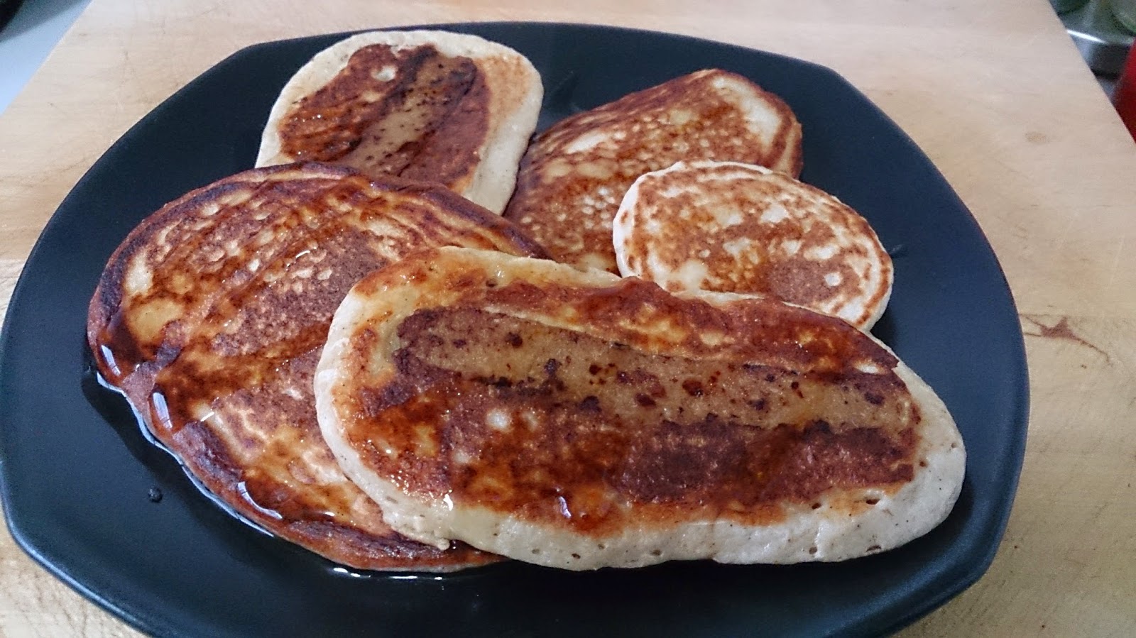 Suzanne's Kitchen Sausage oatmeal pancakes Simply Filling +2pp