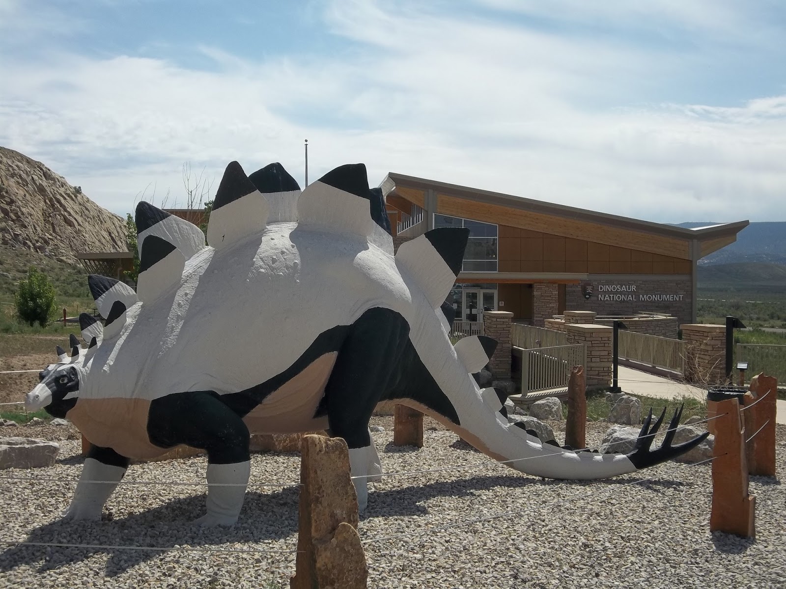2 On the Road Dinosaur National Monument Quarry Visitor Center area