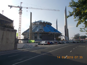 New Mosque under construction near "Artificial Beach"