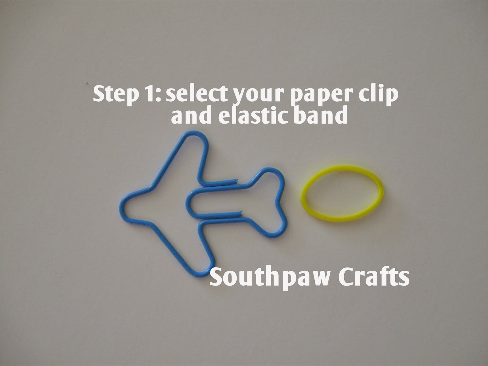 Southpaw Crafts Paper Clip Elastic Band Bracelets No Loom Required