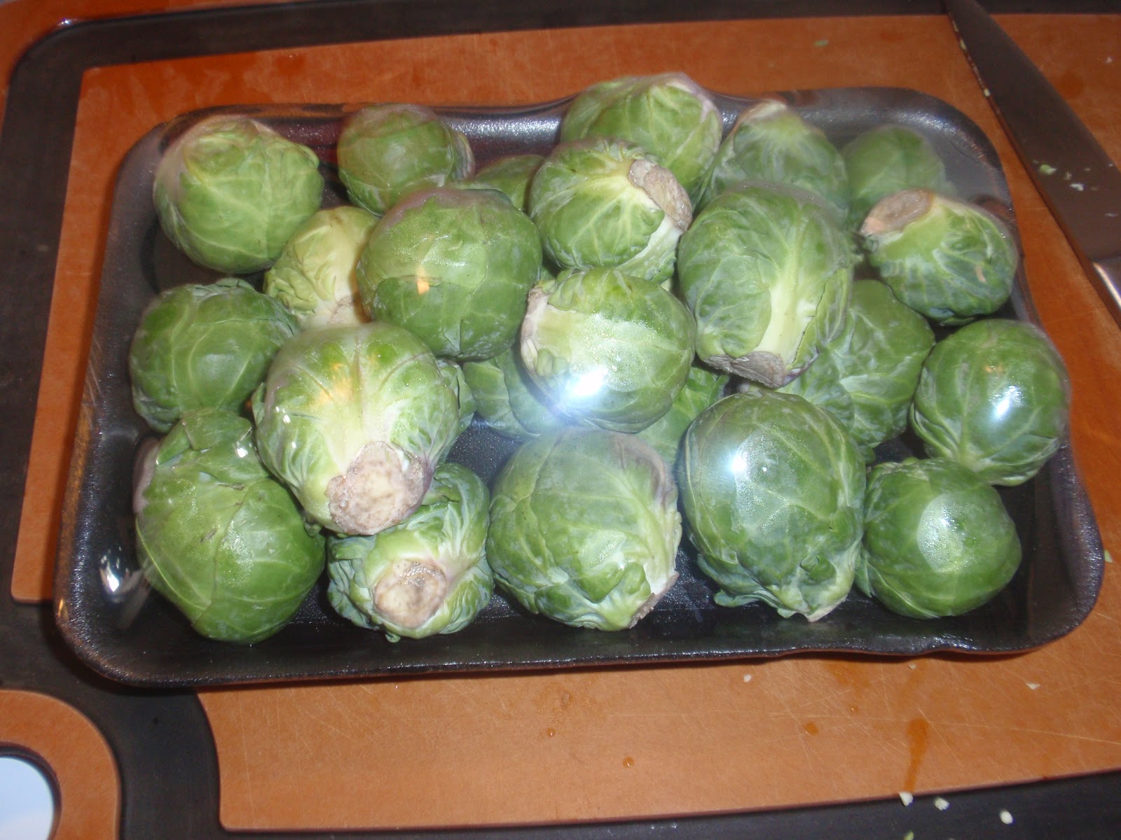 The Kitchen Chic Brussels Sprouts with Bacon Horseradish Dressing