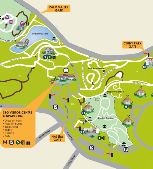 Susan S Blog Complete Guide To Singapore Botanic Gardens Part 2 Click Here For Larger Map