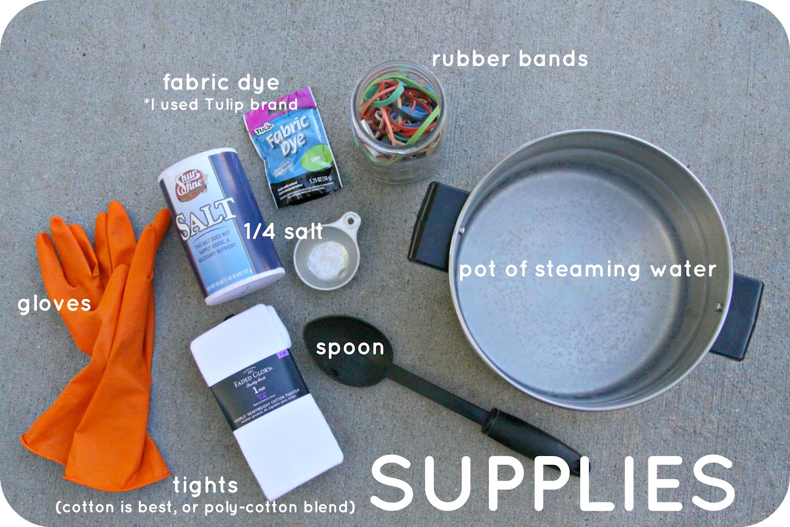 WhiMSy love DIY TieDye Tights