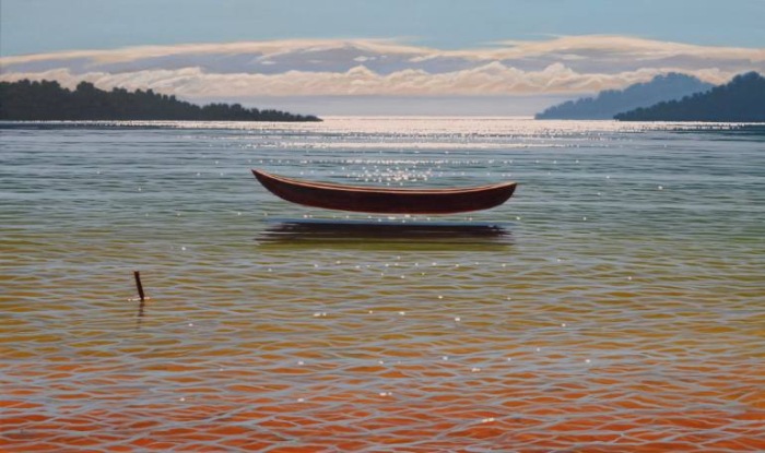 Вода, пейзажи, фигуративная живопись. Paul Haggith