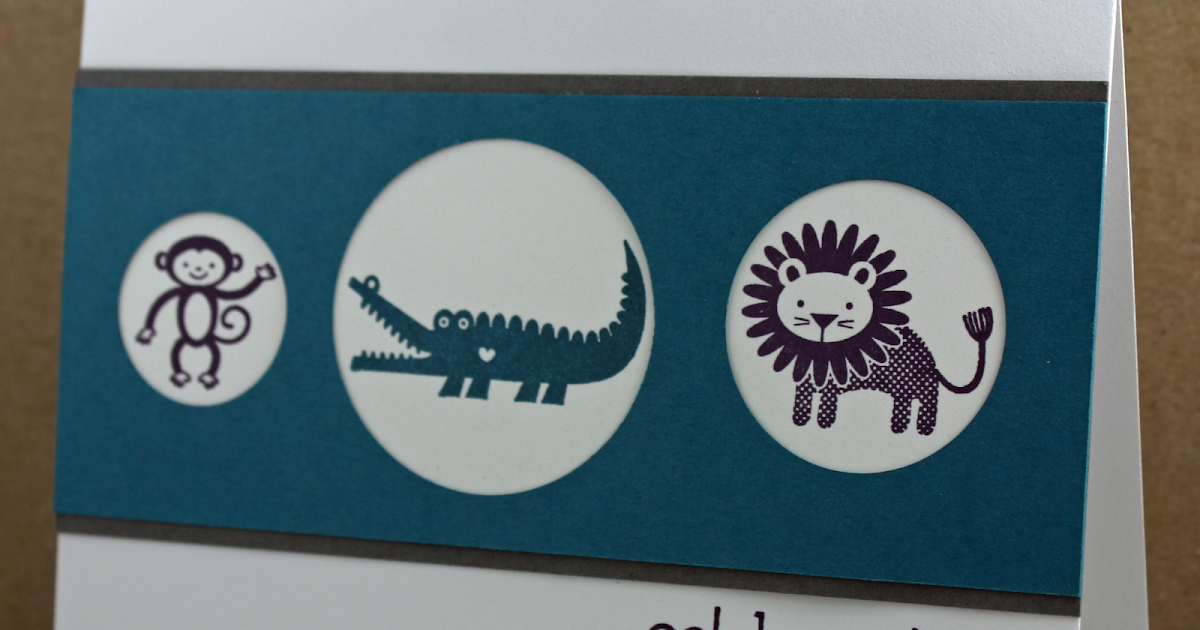 Cards by Rita Stampin' Up! Zoo Babies