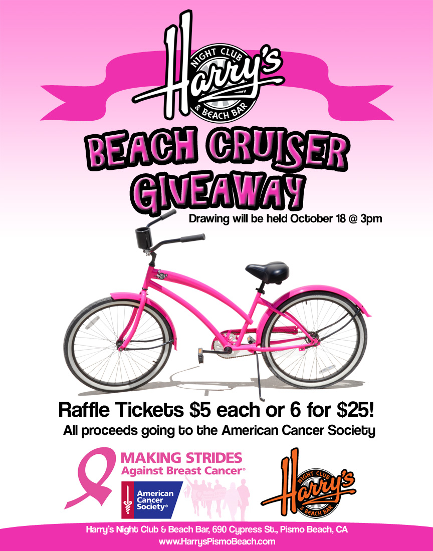 Harry's Night Club & Beach Bar October is Breast Cancer