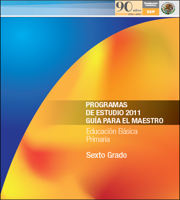 Programa de Estudios 2011 para Sexto Grado