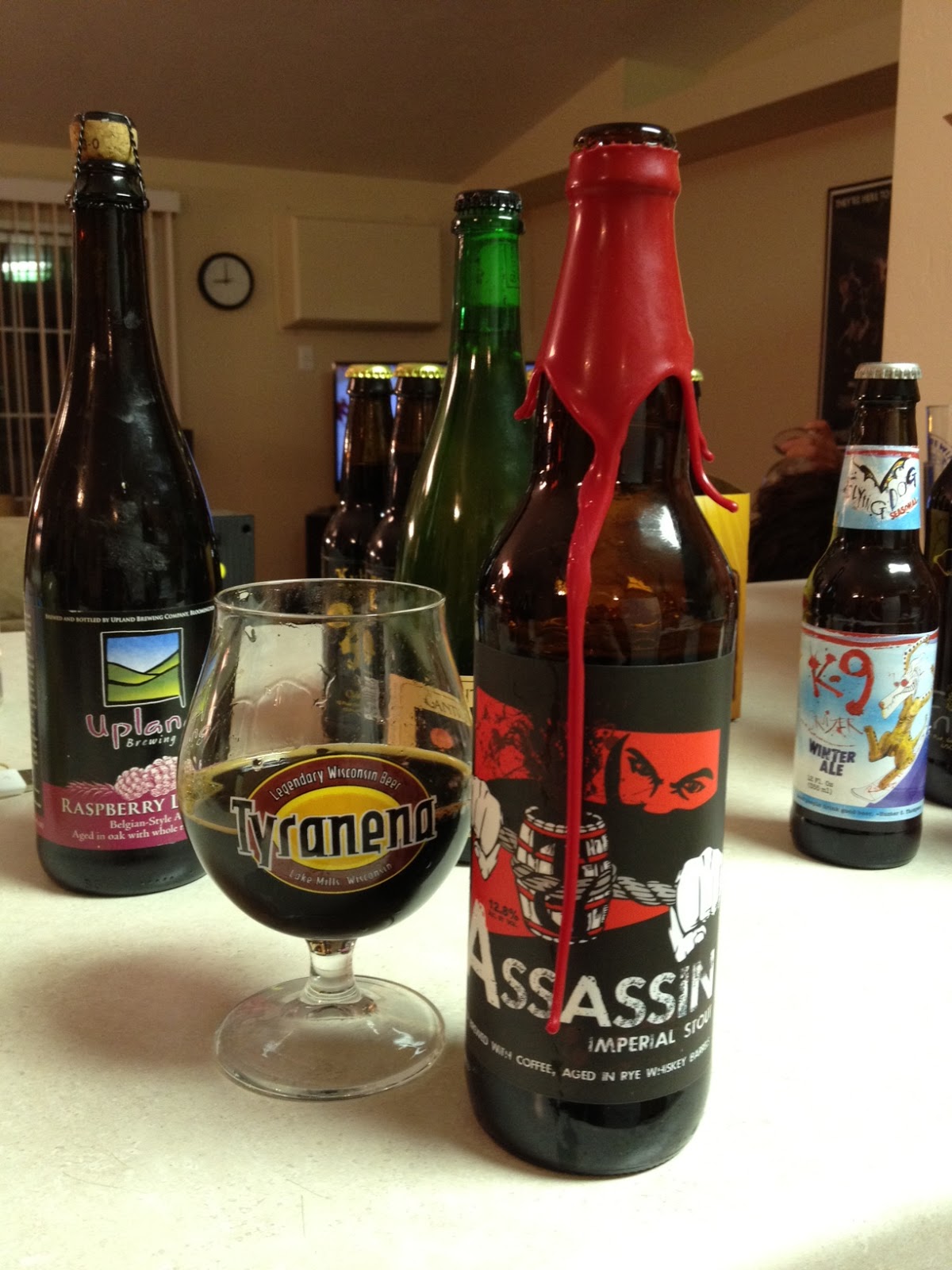 SaBEERmetrics Beer Review Assassin Imperial Stout (2012 vintage, red