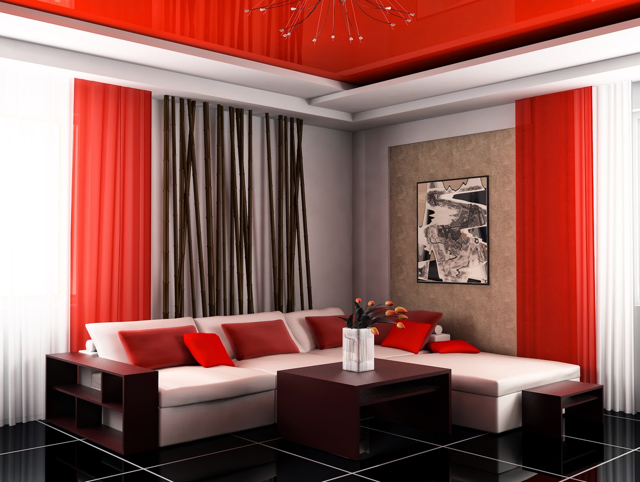 Muebles X Muebles: Decorar la sala en color rojo
