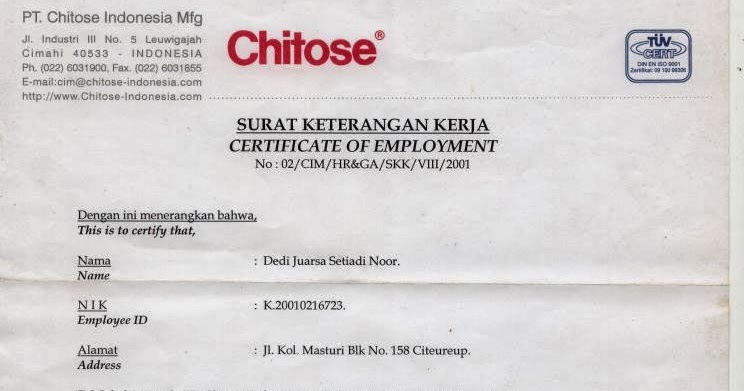 surat keterangan kerja surat referensi kerja surat keterangan kerja surat referensi kerja