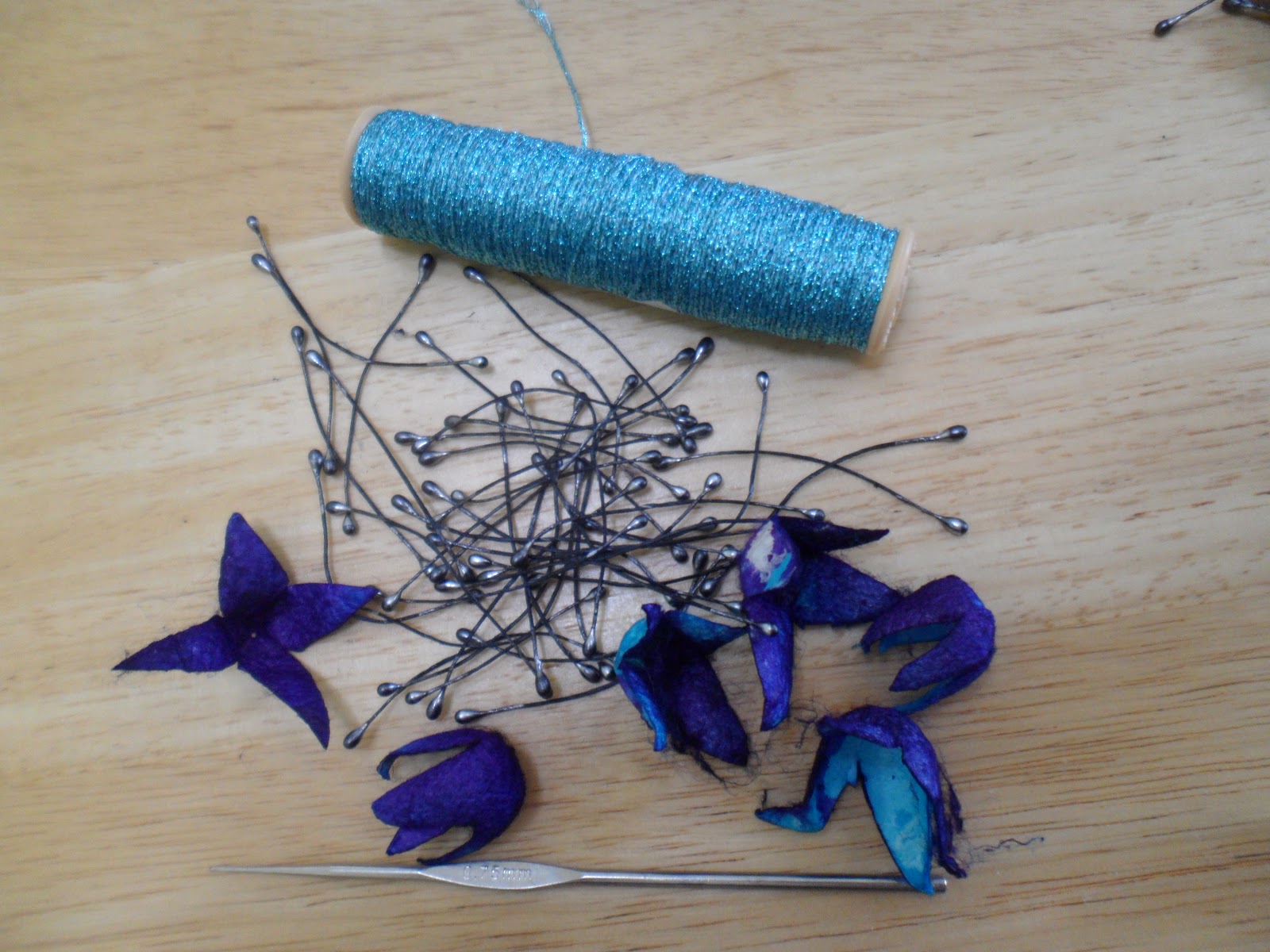 A Flock of Fleece Art Yarn A flock of flowers