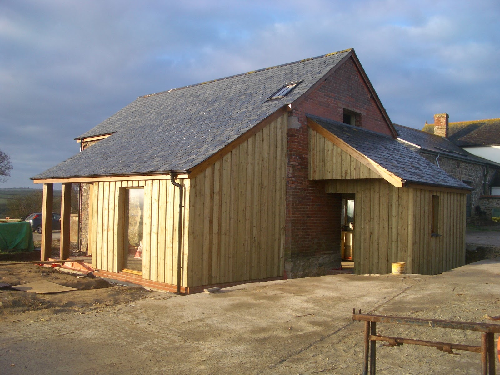 Parlour Barn Agricultural Fencing for Cladding