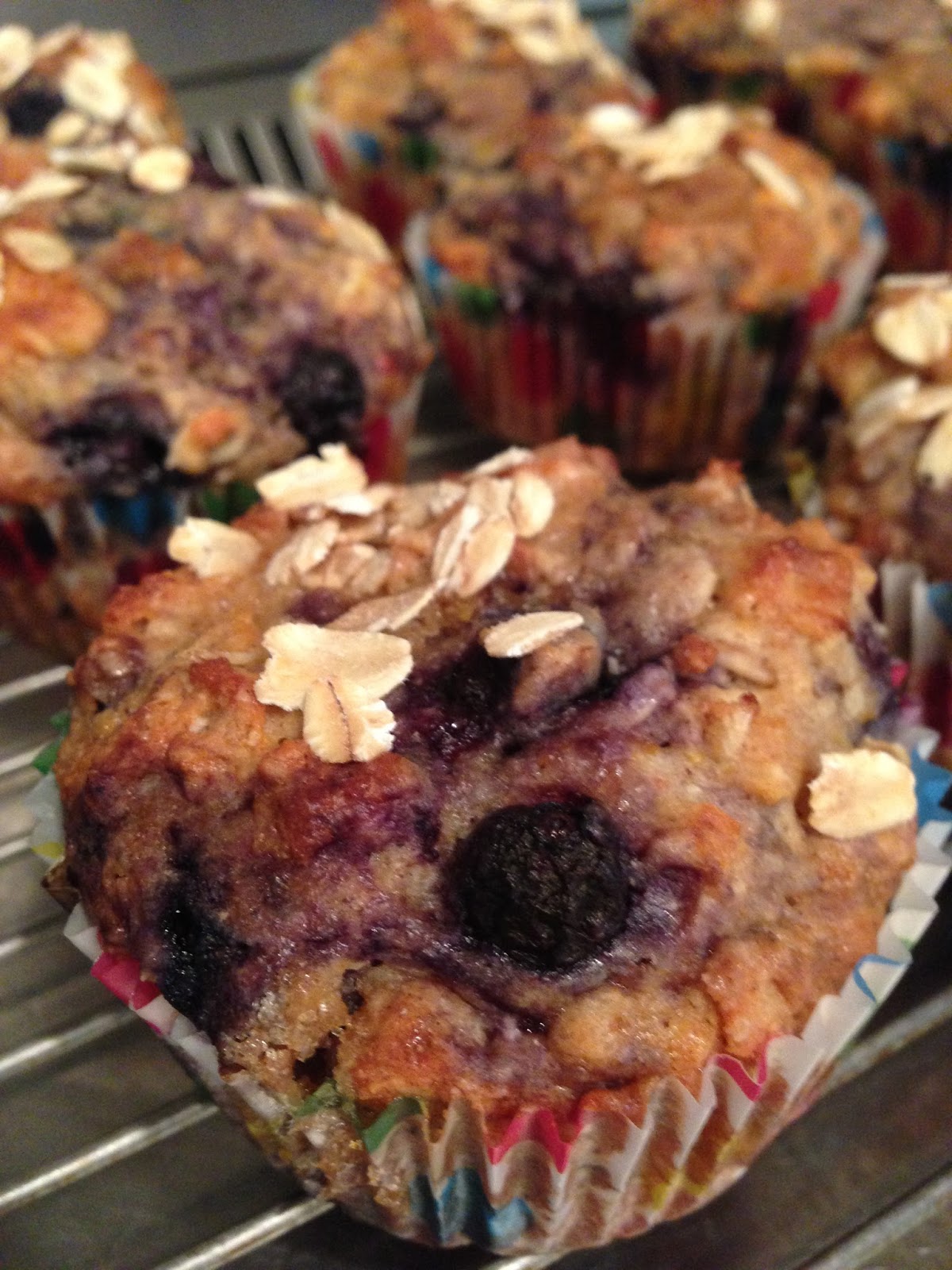 Blueberry orange muffins