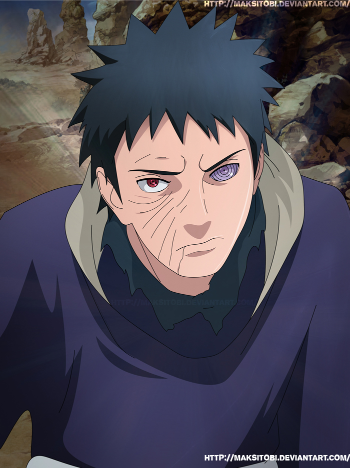 Obito Uchiha, con máscara