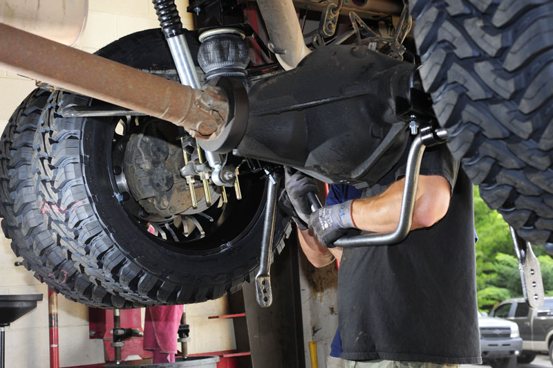 Commercial Truck Success Blog GMC Dually Rear Sway Bar Install