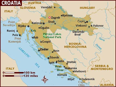 Croatia Mapa del País