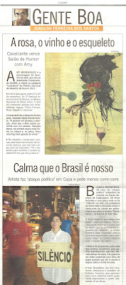 Clipping SegundoCaderno 25julho Novissimos Clipping Gente Boa - O Globo, 29 de julho