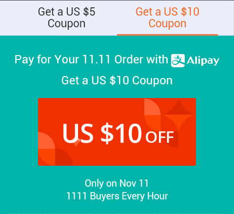 Delete coupons aliexpress