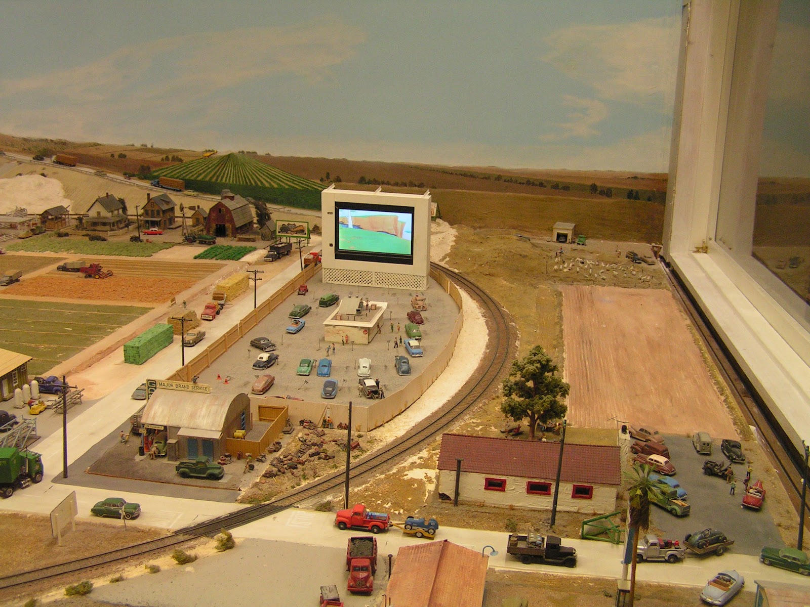 DRIVEIN Movie Theater Model Railroader Magazine Model Railroading