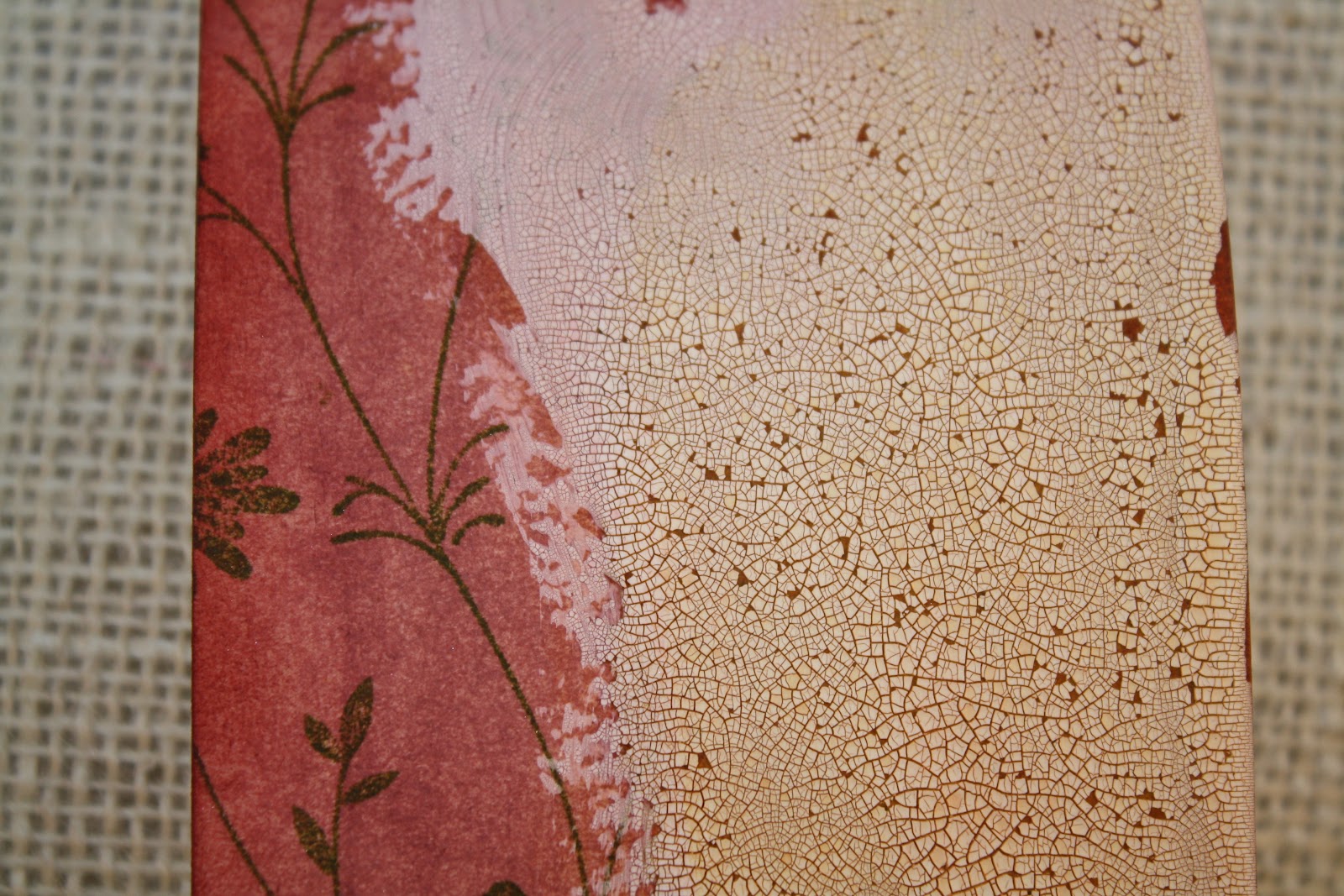 Tim Holtz Creative Chemistry 101...Crackle Paint Resist Technique