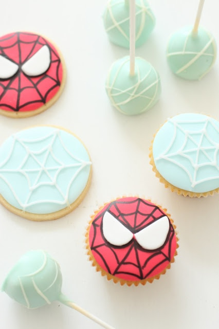 صور واقتراحات  رائعة لحلويات الاطفال  Spiderman+sweets2