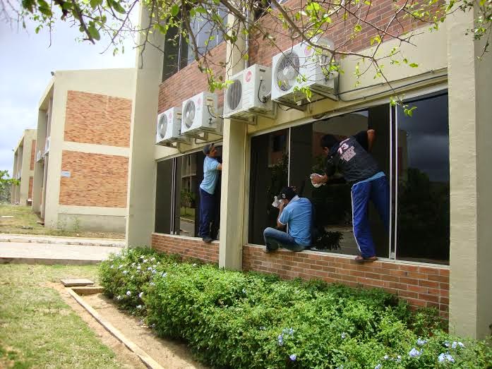 Campus da UFCG de Cuité realiza obras, serviços de pintura, manutenção e limpeza durante o recesso