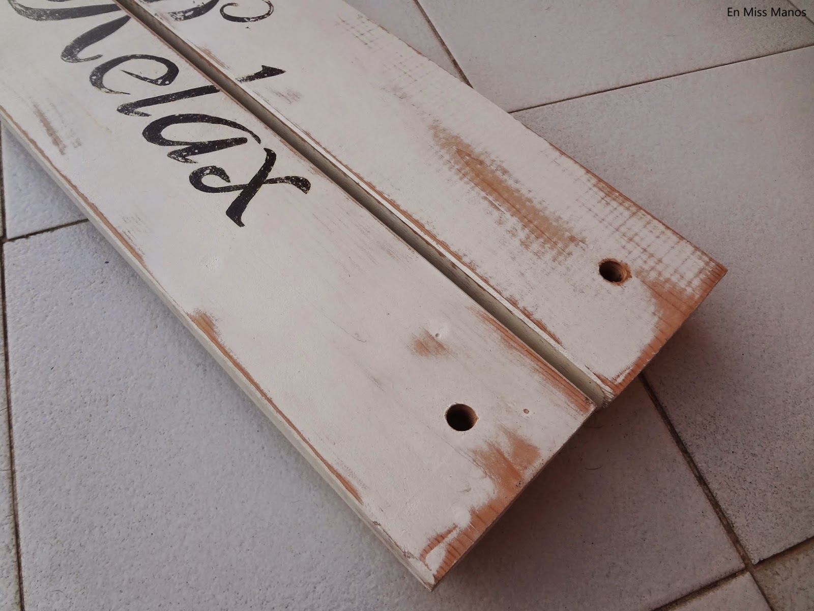 En Miss Manos: DIY Columpio de madera