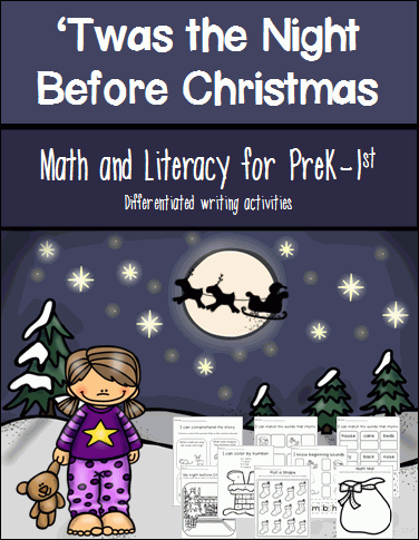 http://www.teacherspayteachers.com/Product/Twas-the-Night-Before-Christmas-Math-and-Literacy-1556428