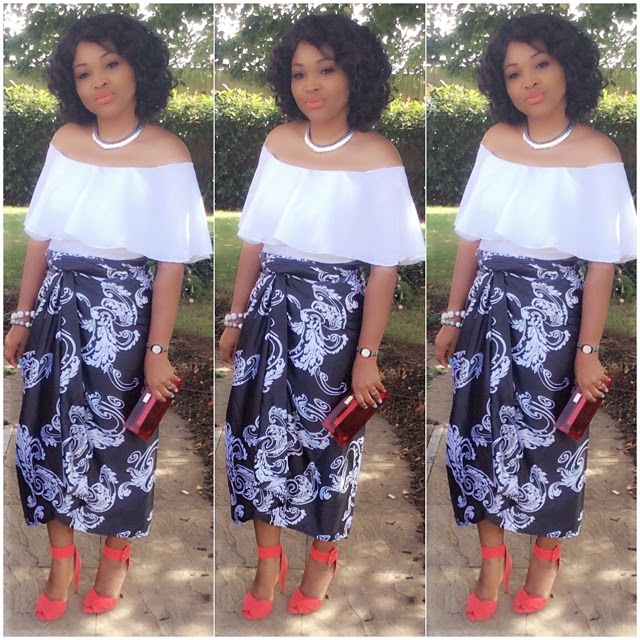 Mercy Aigbe Rocking a Knot Wrapper Style Mercy Aigbe Rocking a Knot Wrapper Style