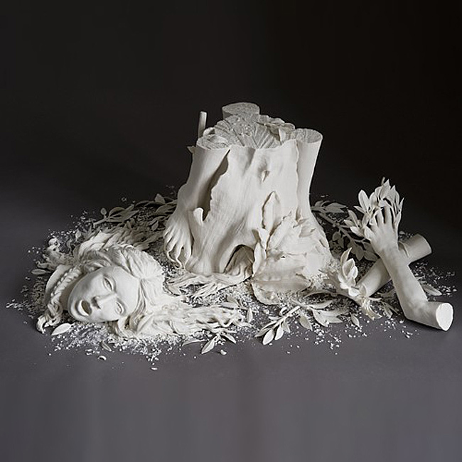 அபூர்வ படக்காட்சி Amazing+Creative+White+Sculptures+Made+By+Kate+McDowell+%252811%2529