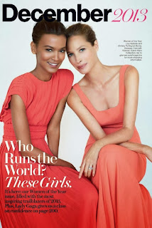 Liya Kebede and Christy Turlington Glamour US Magazine Photoshoot December 2013 Magazine Photoshoot : Liya Kebede and Christy Turlington Photoshot For Patrick Demarchelier Glamour Magazine US