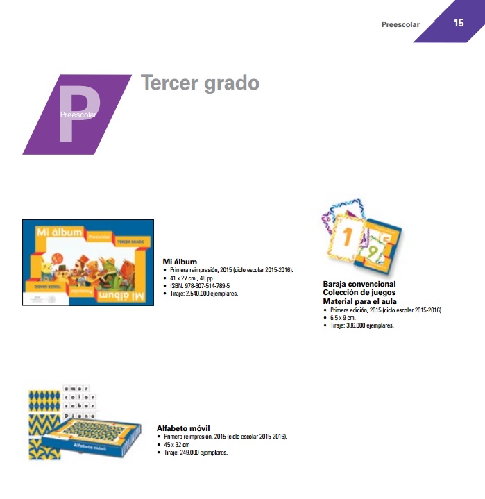 Libros de Texto Preescolar SEP 2015-2016 | La Economia de Hoy