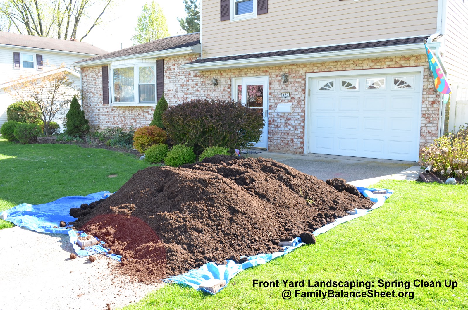 Front Yard Landscaping Spring Clean Up! Family Balance Sheet
