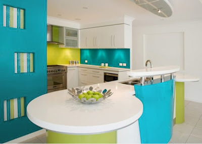 cocina color turquesa cocina color turquesa