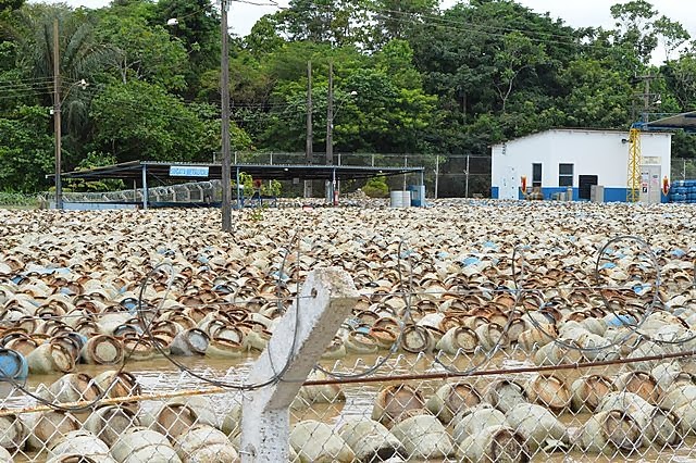Caos em Porto Velho, centenas de botijas de gás flutuam no pátio da Fogás