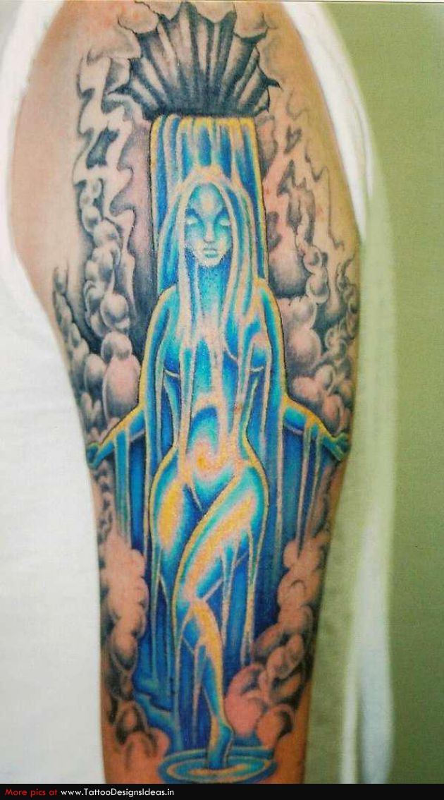 Aquarius Tattoos | Body Art, cheryl cole tattoo