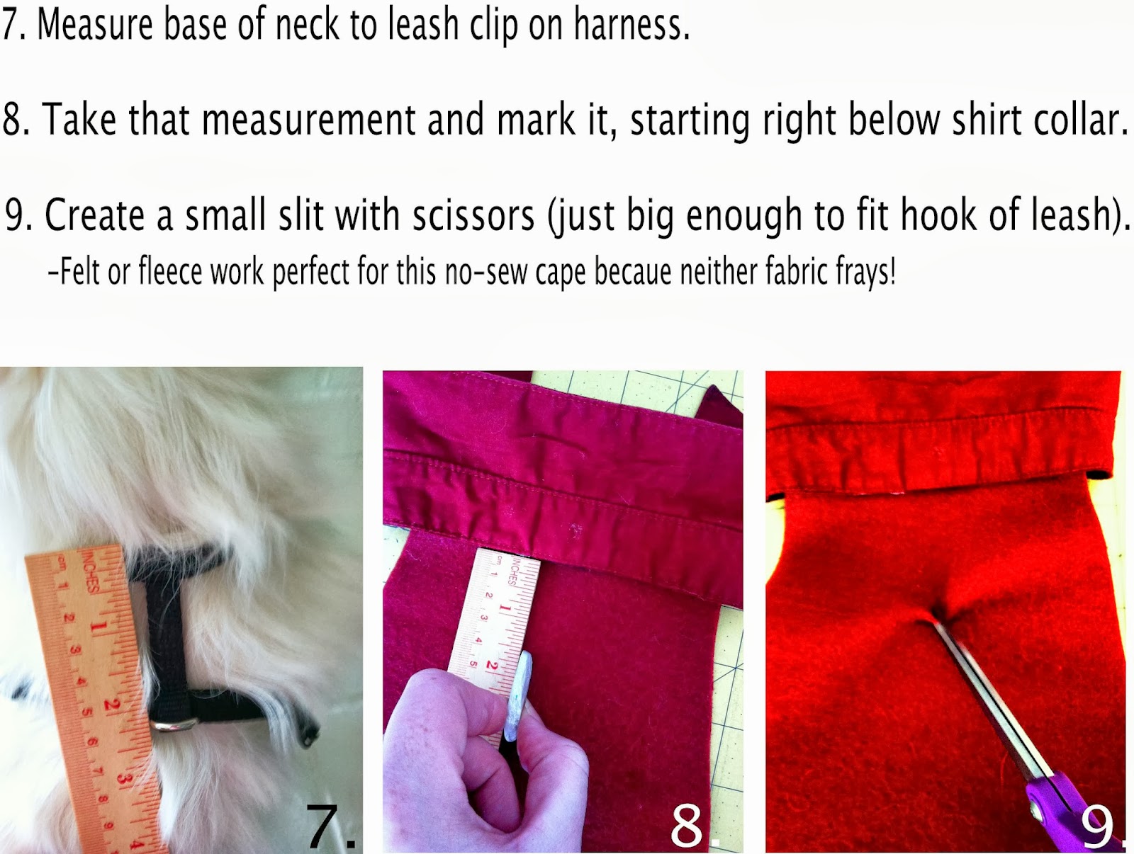 Sew DoggyStyle DIY No Sew Dog Cape