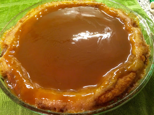 Caramel Apple Custard Pie