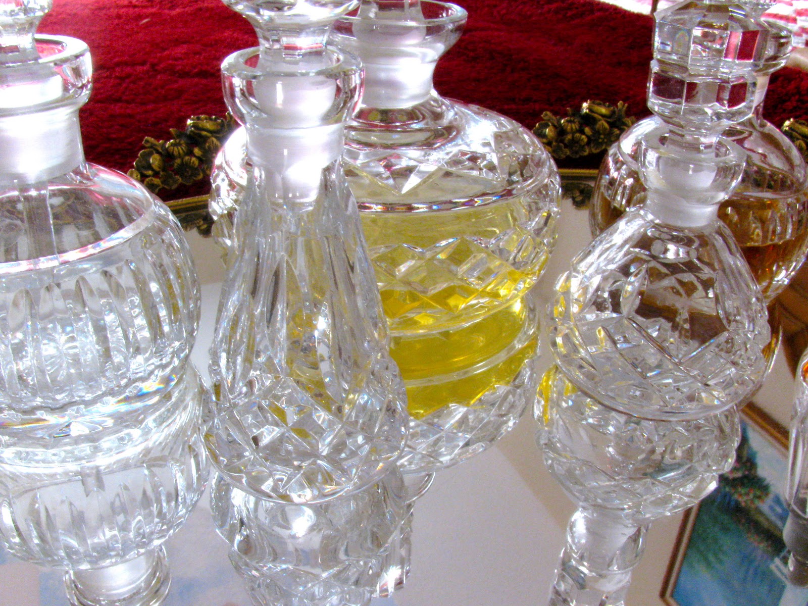 MAY DAYS Crystal Perfume Bottles