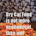 Dry cat food is more economical than canned?