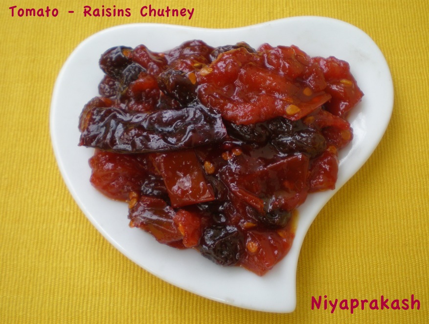 Niya's World Bengali style Tomato Raisins Chutney