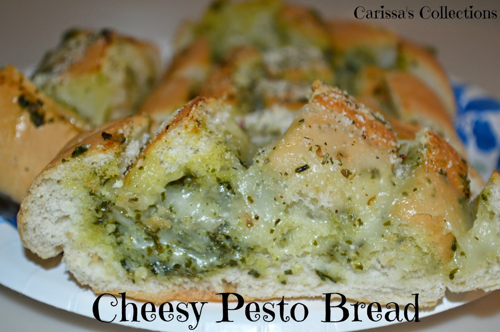 Carissa's Collections Cheesy Pesto Bread
