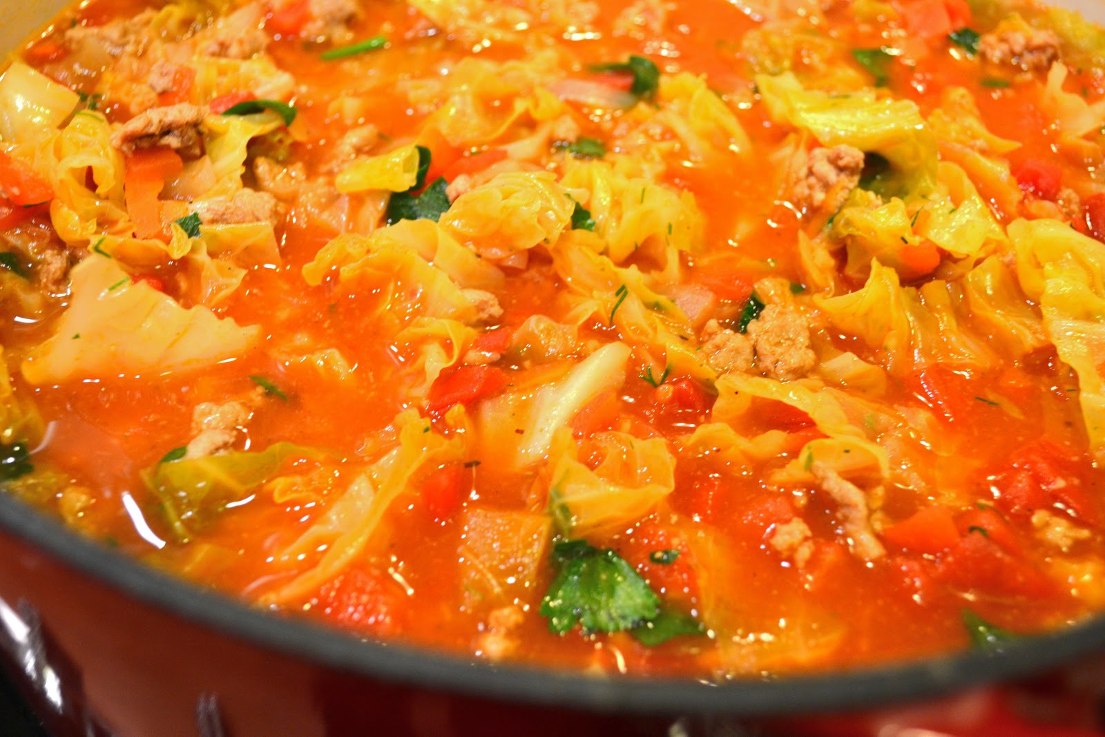 The No Pressure Cooker Cabbage Soup