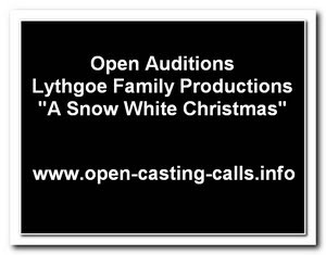 A Snow White Christmas Los Angeles Open Auditions
