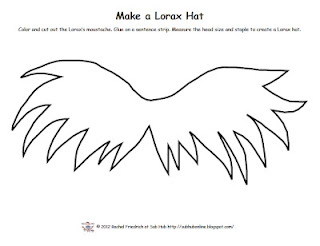I am the Lorax, I speak for the trees printable - rubber ...