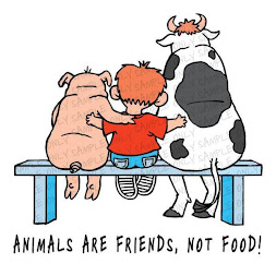 動物是朋友，不是食物 ！請就吃素