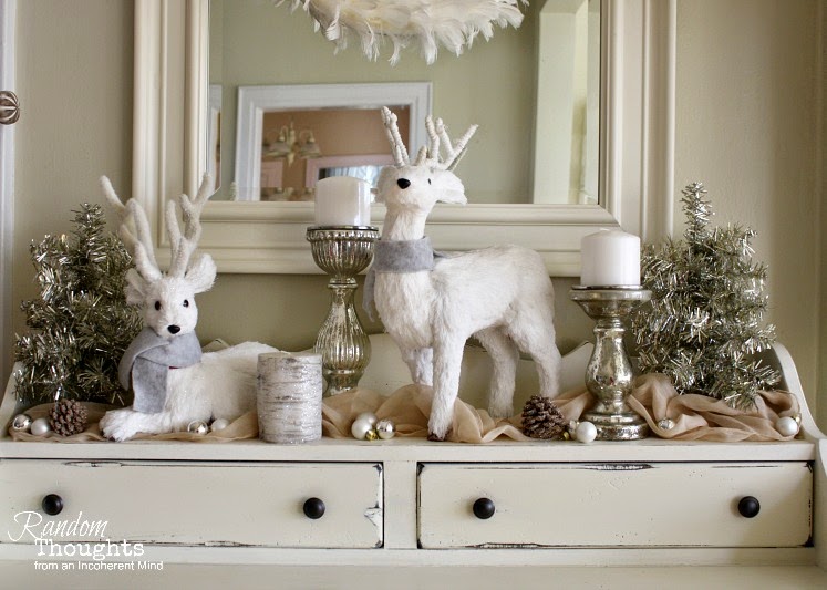 Oh Deer! The Dining Room Hutch for Christmas Random Thoughts Home