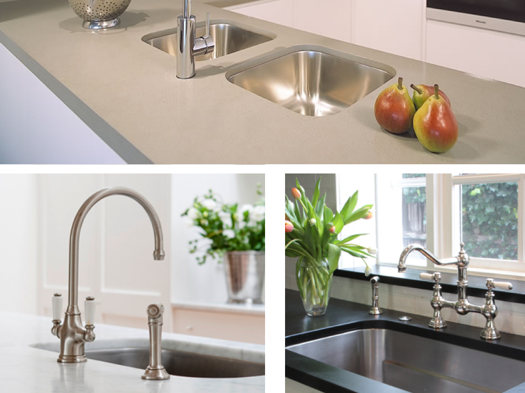 WEST END COTTAGE: Kitchen Sinks - draining options
